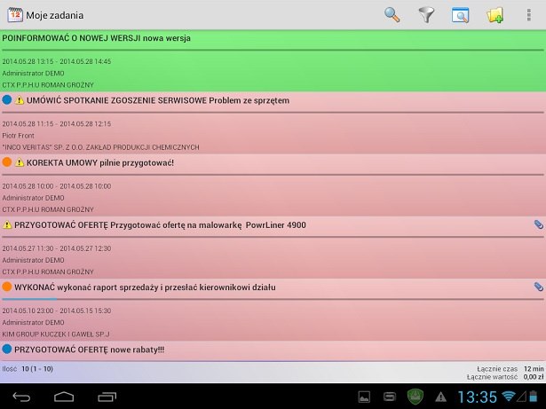 Android moje zadania