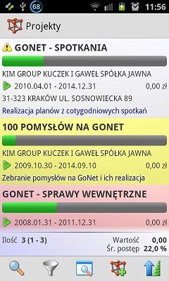 Android projekty