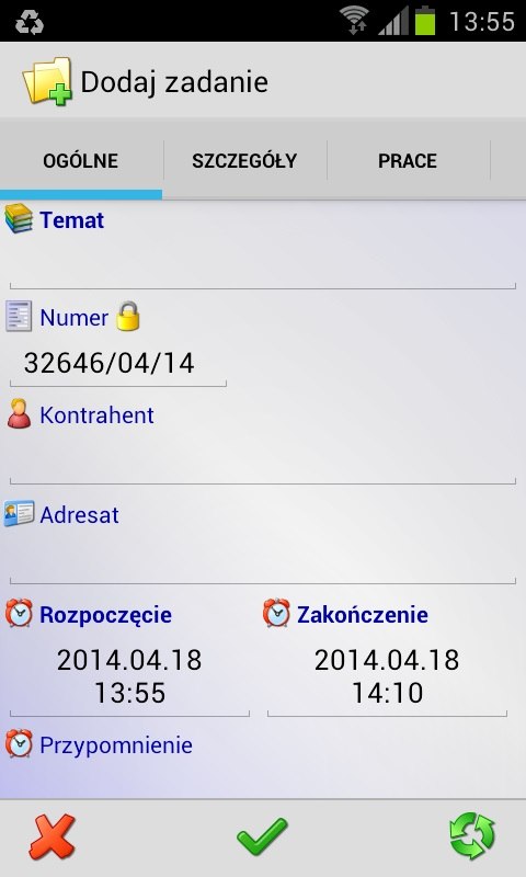 Zadanie Android